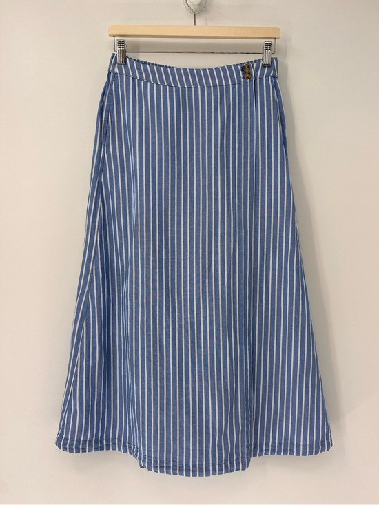 Pact Dresses & Skirts - Pact Beach Stripe Midi Wrap Skirt M